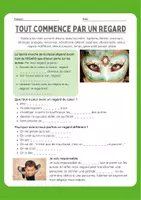 Aperçu - Jeux - Tout commence par le regard - activité de rentrée - Page de couverture