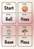 Vorschau - Spiele - Lesespiel - Ich habe..., wer hat... - Seite 1