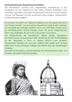 Vorschau - Arbeitsblätter - Renaissance Kunst – Malerei, Architektur, Perspektive, Humanismus, Michelangelo, Leonardo da Vinci - Seite 3