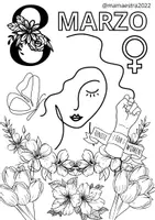 Vista previa - Manualidades / Dibujos para colorear - Mural Colaborativo Día Internacional de la Mujer - página 2