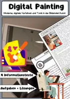 Vorschau - Arbeitsblätter - Digital Painting – Einführung in moderne digitale Techniken und Tools für Künstler - Deckblatt