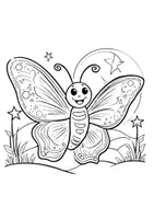 Vorschau - Arbeitsblätter - Schmetterling Ausmalbild Kunst Frühling Bilder ausmalen - Seite 3