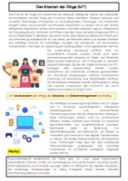 Vorschau - Arbeitsblätter - Internet der Dinge (IoT) - Vernetzte Geräte, Smart Home, Digitalisierung, Technik - Seite 1