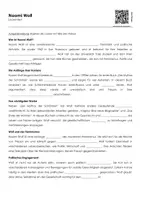 Vorschau - Arbeitsblätter - Naomi Wolf (Lückentext, Erklärvideo, Übungen) - Deckblatt