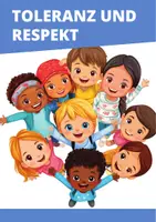 Vorschau - Arbeitsblätter - Toleranz im Ethikunterricht (Klasse 5) – Übungen zu Respekt, Vielfalt & Offenheit - Deckblatt