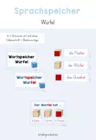 Vorschau - Poster - Sprachspeicher zum Thema Würfel (Körper) - Visualisierung - Seite 1