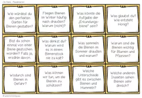 Vorschau - Spiele - Biene – Gesprächskarten und Sprechanlässe | Plauderkärtchen - Seite 2