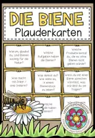 Vorschau - Spiele - Biene – Gesprächskarten und Sprechanlässe | Plauderkärtchen - Deckblatt