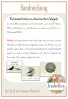 Vorschau - Spiele - Klammerkarten - Heimische Vögel - Seite 1