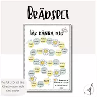 förhandsvisning - Brädspel: Lär känna mig - försättsblad