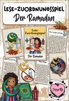 Vorschau - Spiele - Ramadan / Fastenzeit | Lese-Zuordnungsspiel | Klasse 3/4 - Deckblatt