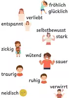 Vorschau - Fördermaterial/Inklusion - Visualisierung Gefühle Tippkarte - Seite 2