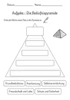 Vorschau - Stundenentwürfe - Kinderrechte - Die Bedürfnispyramide - Seite 1