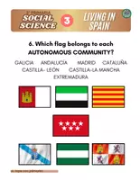 Vista previa - Hojas de trabajo - 3P Social Science Living in Spain - Portada