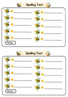 Vista previa - Hojas de trabajo - Spelling Bee (PRIMARIA- INGLÉS) - Portada