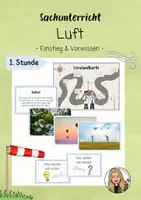 Vorschau - Arbeitsblätter - Luft erleben - Lernlandkarte (1.Stunde) - Seite 1