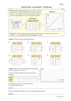 Vorschau - Arbeitsblätter - Proportionale ZUORDNUNGEN - Seite 1