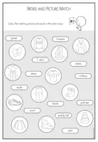 Vorschau - Arbeitsblätter - Clothes 6 Arbeitsblätter Englisch zur Wortschatzarbeit - Seite 2