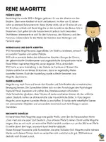 Vorschau - Arbeitsblätter - René Magritte – Lesetext & Aufgaben zum Surrealismus - Seite 1