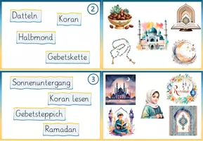 Vorschau - Fördermaterial/Inklusion - Ramadan Lesen und Merken - Kartei 1. Klasse - Seite 2