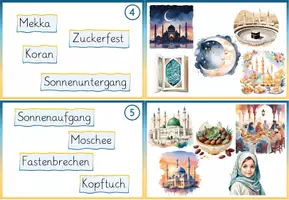 Vorschau - Fördermaterial/Inklusion - Ramadan Lesen und Merken - Kartei 1. Klasse - Seite 3