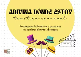 Vista previa - Unidades / Secuencias / Situaciones de Aprendizaje - 🎭 Aprender jugando en CARNAVAL 🎭 - página 1