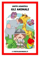 anteprima - Presentazioni / Lavagne - Gli animali e la loro classificazione - Pagina di copertina