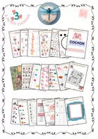 Aperçu - Feuilles d'exercices - 3 petits cochons - fichier d'exercices - Page de couverture