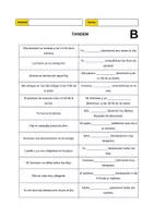 Vorschau - Arbeitsblätter - Verbos reflexivos y la rutina diaria Tándem y Tres en raya - Seite 1