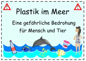 Vorschau - Unterrichtsreihen - Plastikmüll im Meer / Earth Day: Plakat & Themenleine (Visualisierung) - Sachunterricht - Kl. 3/4 - Seite 2