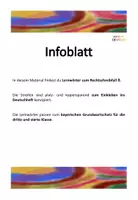 Vorschau - Arbeitsblätter - RS: Lernwörter ß - Seite 1