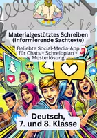Vorschau - Arbeitsblätter - Snapchat – Materialgestütztes Schreiben - Deckblatt