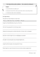 Vorschau - Arbeitsblätter - Ausdruck verbessern + gut erzählen • Klasse 5-8, differenziert - Seite 1