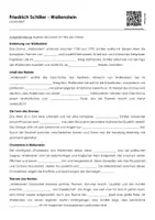 Vorschau - Arbeitsblätter - Friedrich Schiller - Wallenstein - Lückentexte und Quiz - Seite 1