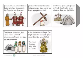 Vorschau - Arbeitsblätter - Leporello Ostergeschichte Klasse 2 Ethik Religion Ostern - Seite 3