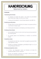 Vorschau - Arbeitsblätter - INSEKTEN Nebensätze bilden - Seite 1