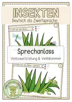 Vorschau - Fördermaterial/Inklusion - INSEKTEN Sprechanlass (Gruppengespräch) - Deckblatt