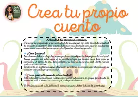 Vista previa - Hojas de trabajo - Cuenta cuentos - Escritura creativa - Portada