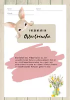 Vorschau - Arbeitsblätter - Präsentation zum Thema Osterbräuche - Seite 1