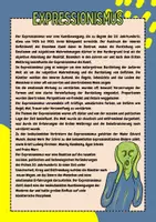 Vorschau - Arbeitsblätter - Die Kunstepoche Expressionismus mit praktischer Übung - Seite 1