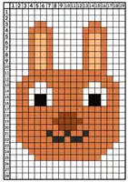 Vorschau - Mal- und Bastelvorlagen - Ostern Pixelkunst - Frühlings Pixel Bilder zum Malen für Vertretungsstunden - Seite 3