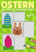 Vorschau - Mal- und Bastelvorlagen - Ostern Pixelkunst - Frühlings Pixel Bilder zum Malen für Vertretungsstunden - Deckblatt