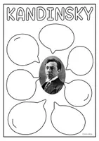 Vorschau - Arbeitsblätter - Bunte Blumen nach Wassily Kandinsky - Kunst im Frühling - Seite 3