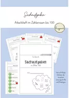 Vorschau - Arbeitsblätter - Arbeitsheft Sachaufgaben bis 100 für Freiarbeit und Unterricht - Deckblatt