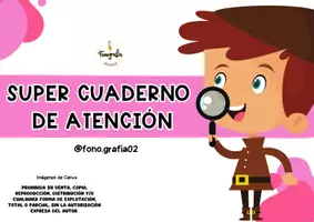 Vista previa - Juegos / Gamificación - Super cuaderno de atención - página 1