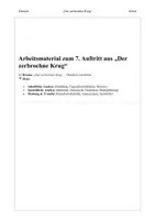 Vorschau - Unterrichtsreihen - 📚 Arbeitsmaterial mit Lösungen: 7. Auftritt aus „Der zerbrochne Krug“ (Kleist) – Analyse, Symbolik & Justizkritik - Seite 1