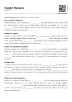 Vorschau - Arbeitsblätter - Friedrich Nietzsche (Lückentext, Erklärvideo, Übungen) - Deckblatt
