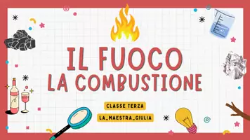 anteprima - Esperimenti - Il fuoco - la combustione - Pagina di copertina