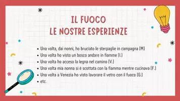 anteprima - Esperimenti - Il fuoco - la combustione - Pagina 1