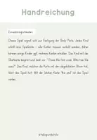 Vorschau - Spiele - Body Parts - Reading Game "I have, who has?" - Seite 2